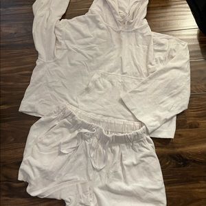 Vince Two-Piece Short and Hoodie Set